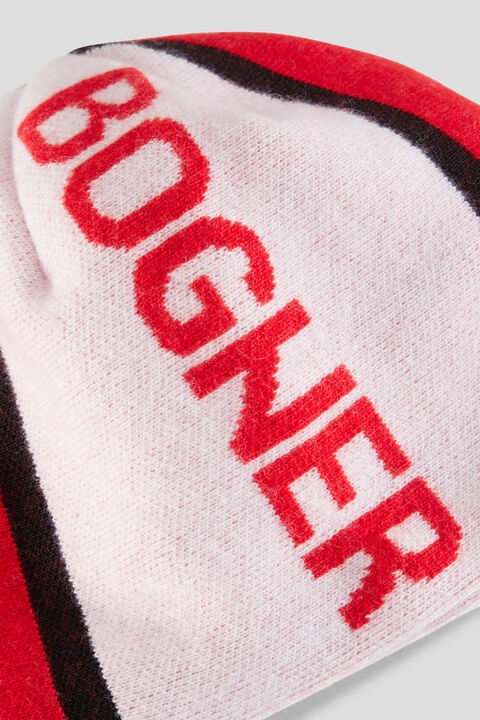 Ricko cap in Red/Off-white - 3
