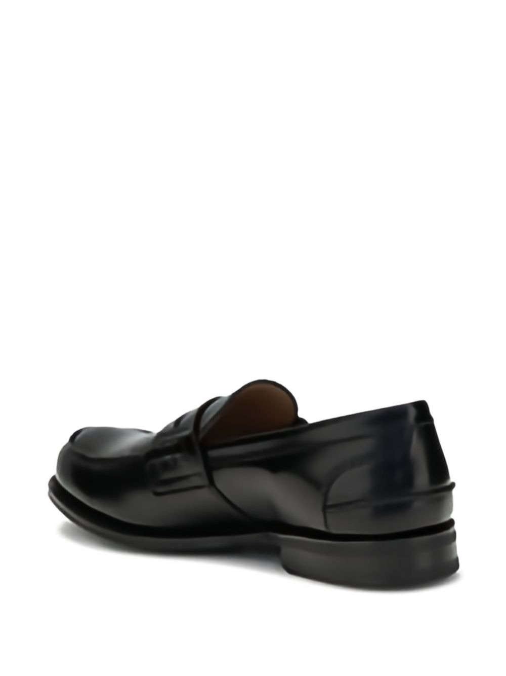 penny leather loafers - 3