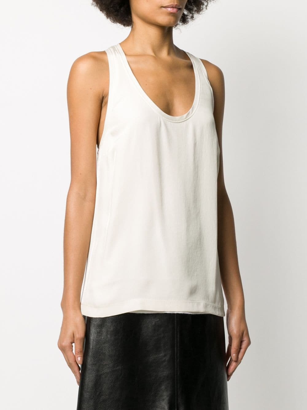 scoop-neck tank top - 3