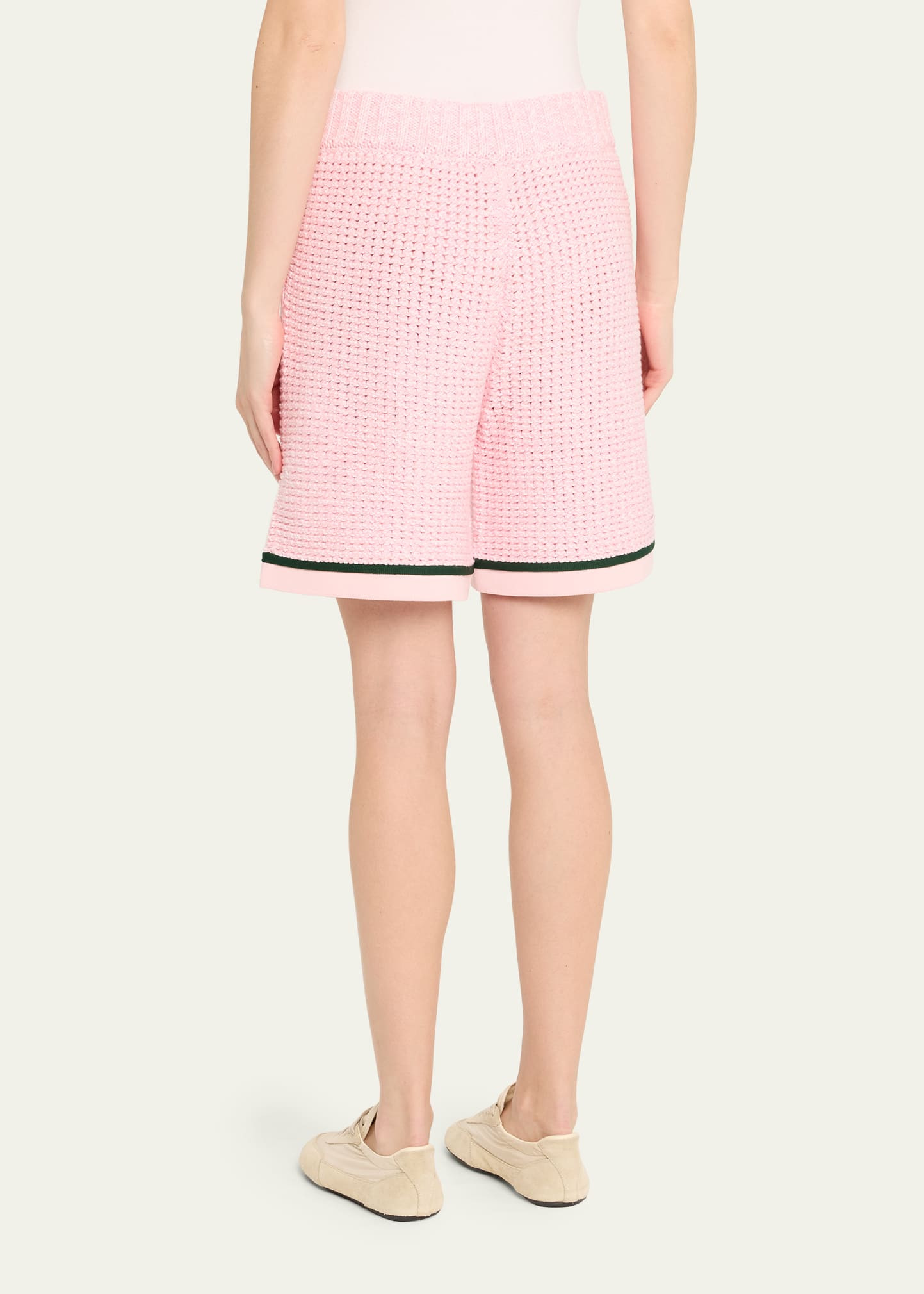 Mouline Knit Bermuda Shorts - 3