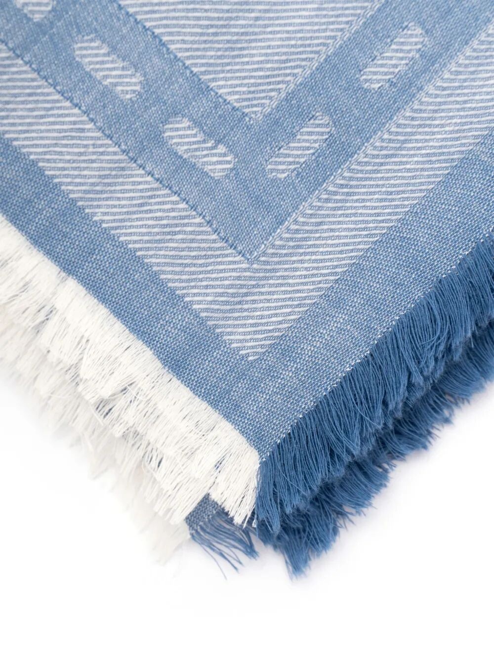 Fendi Women Ultra-Lightweight Wool Ff Shawl - 4