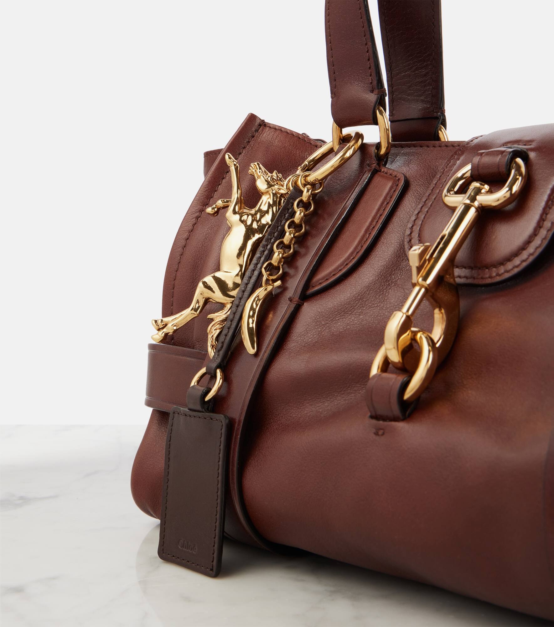 Kerala 25 Large leather tote bag - 6