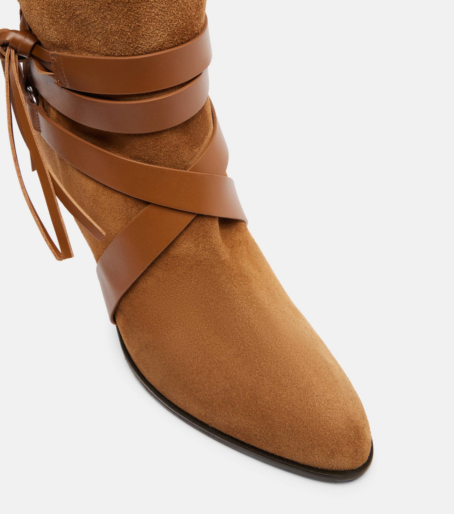 Alanui 90 suede knee-high boots - 5