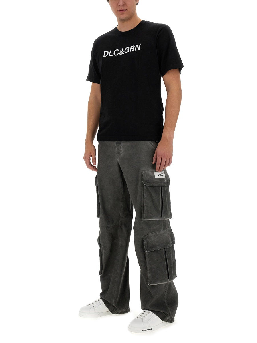 Dolce & Gabbana Men T-Shirt With Logo - 2