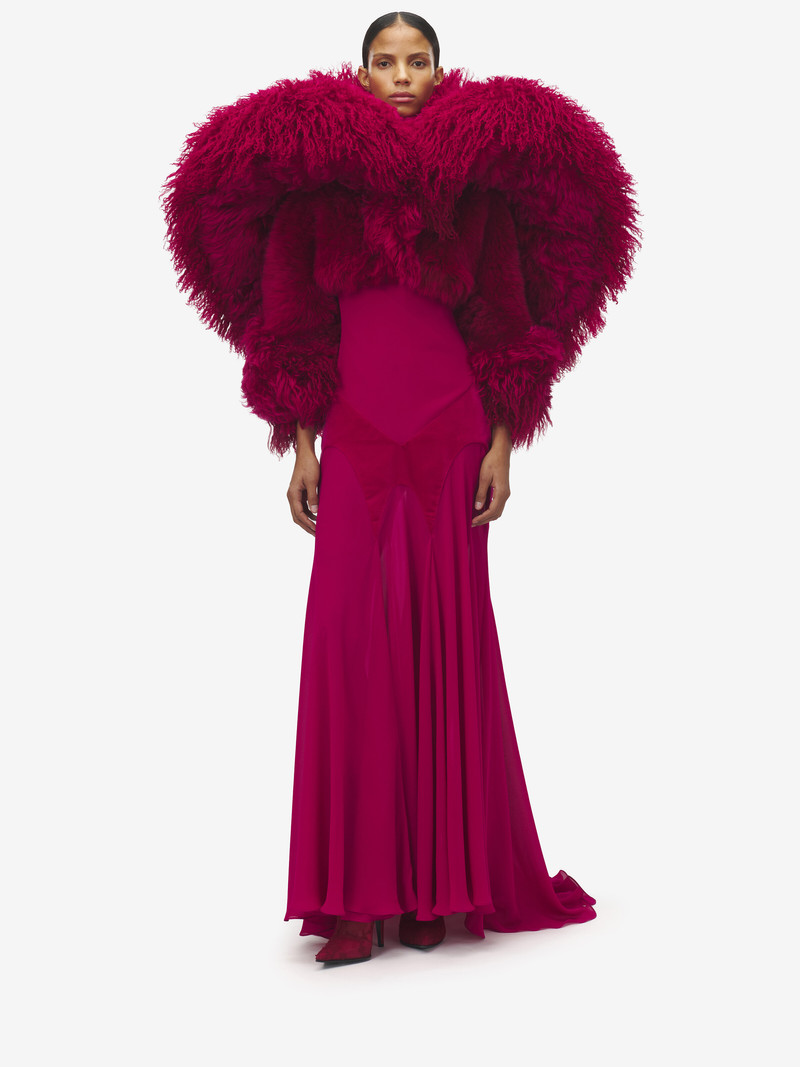 Alexander McQueen Sculpted Shearling Bolero outlook