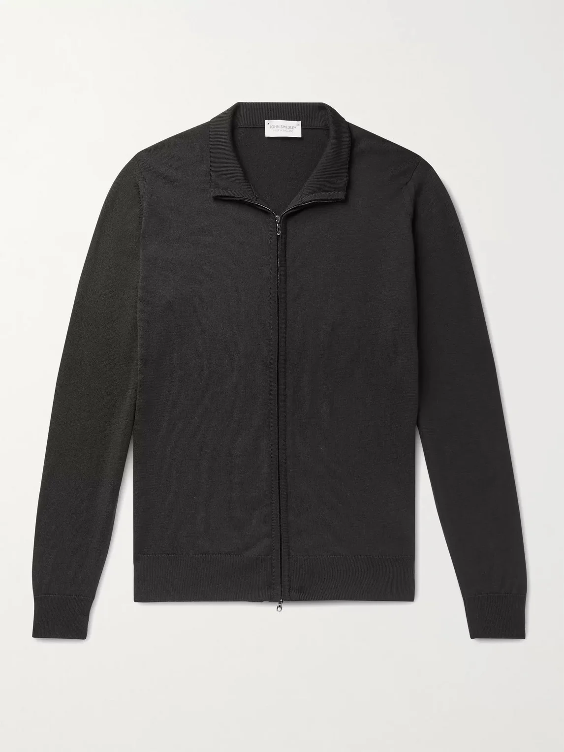 Claygate Merino Wool Zip-Up Cardigan - 1
