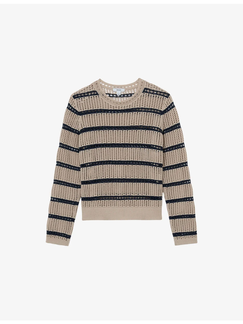 Skylar Stripe-Print Cotton-Blend Jumper - 1