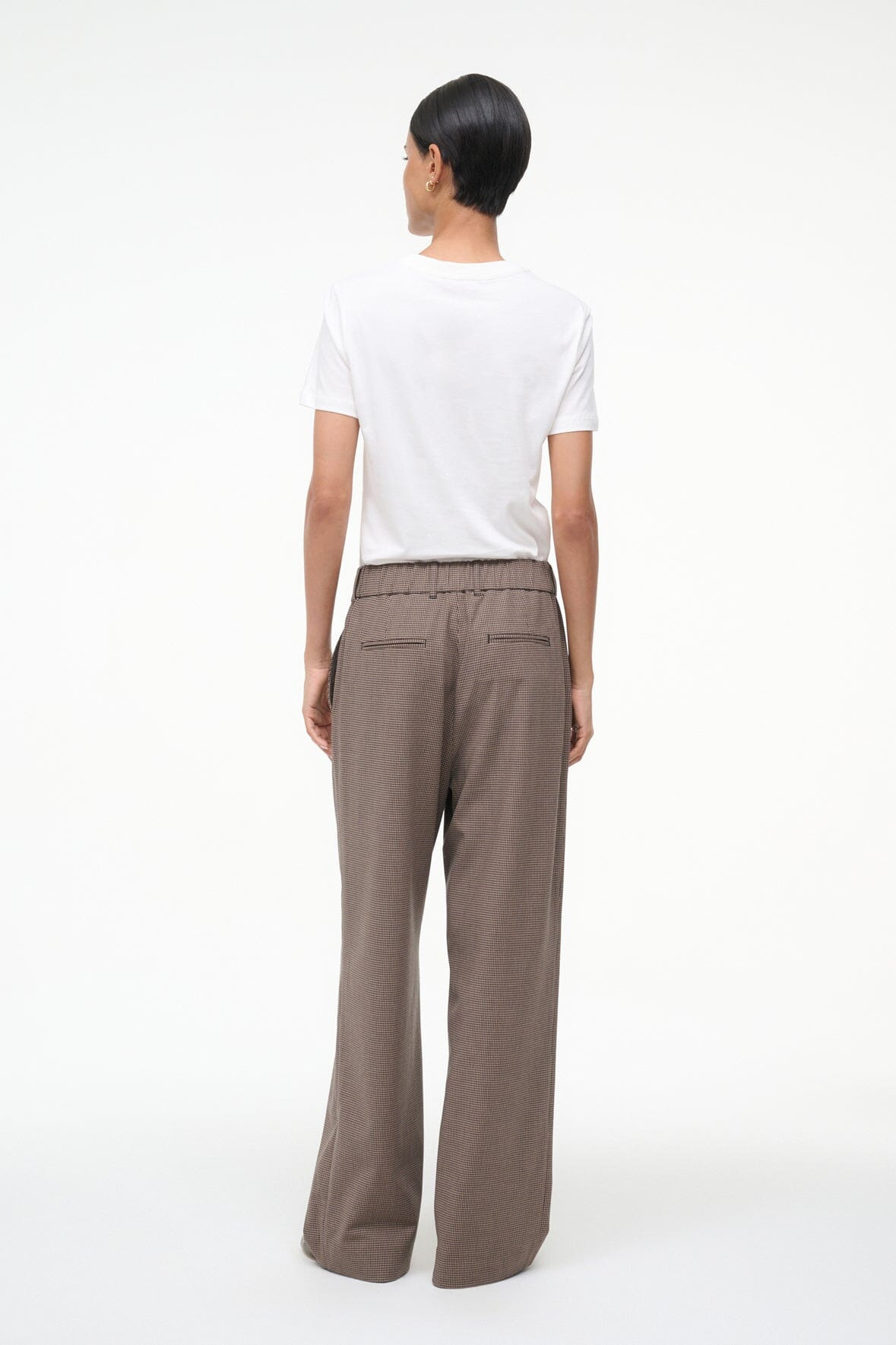 STAUD JEROME PANT HOUNDSTOOTH - 3