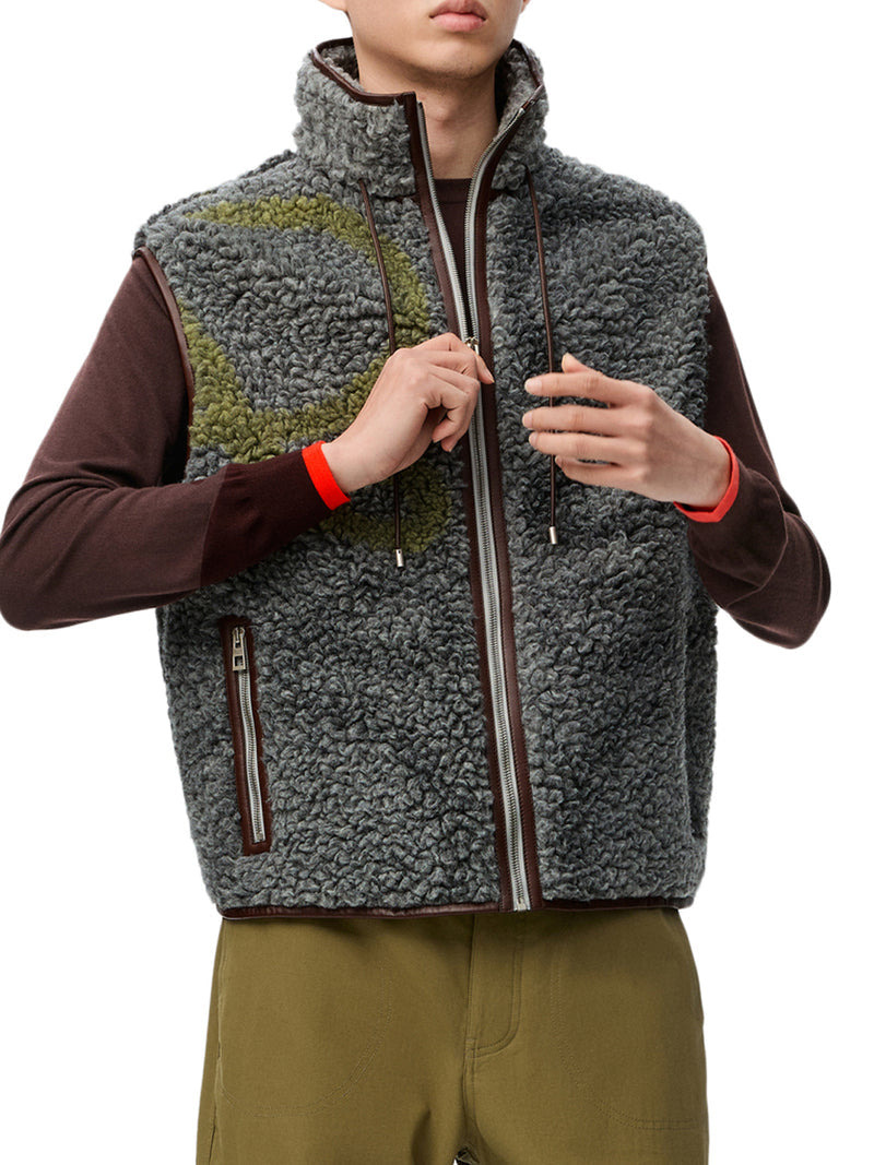 Loewe Men Wool Blend Vest - 3