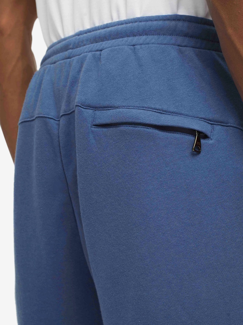 Men's Sweatpants Quinn Cotton Modal Storm Blue - 7