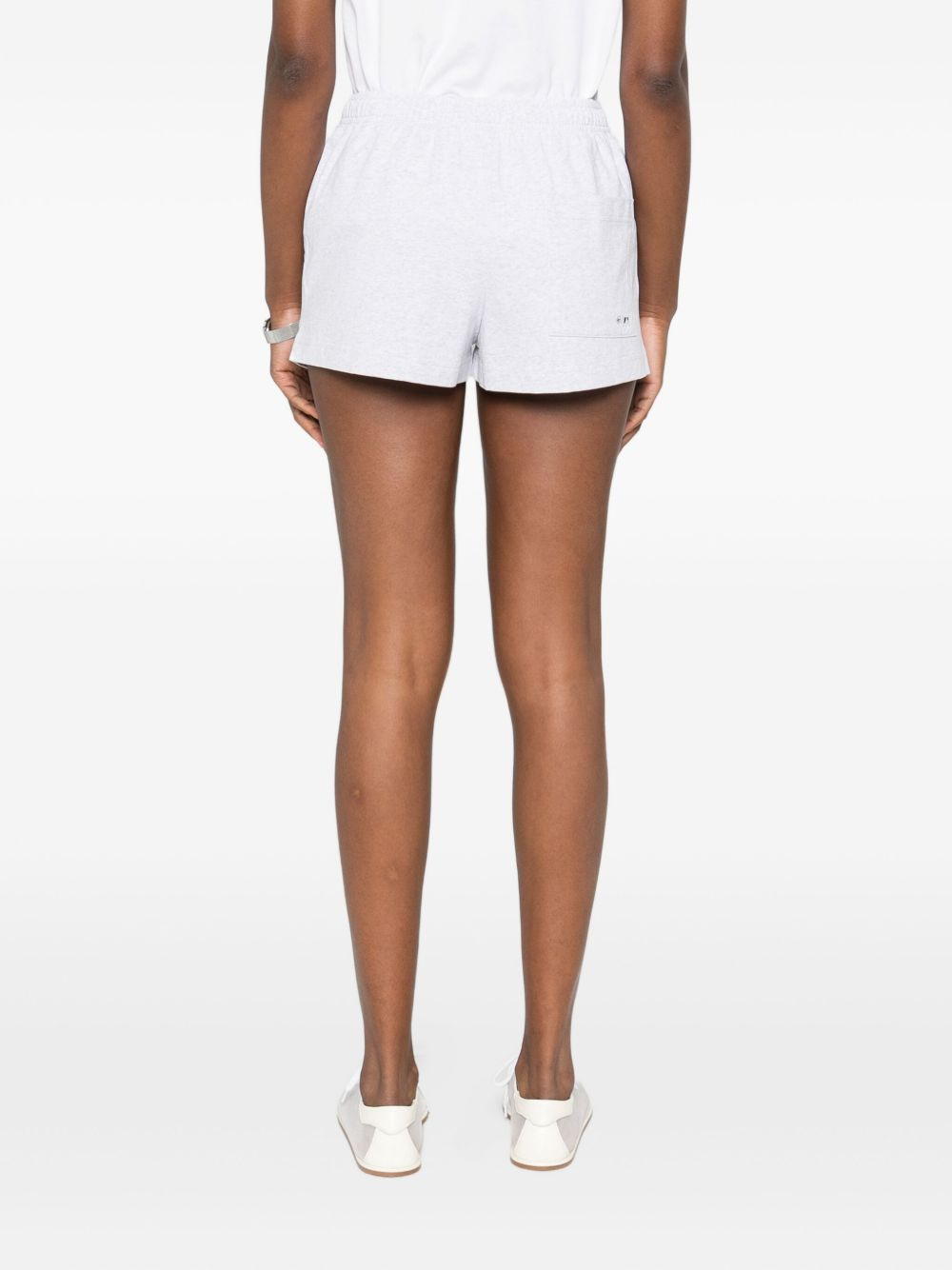 logo-embroidered shorts - 4