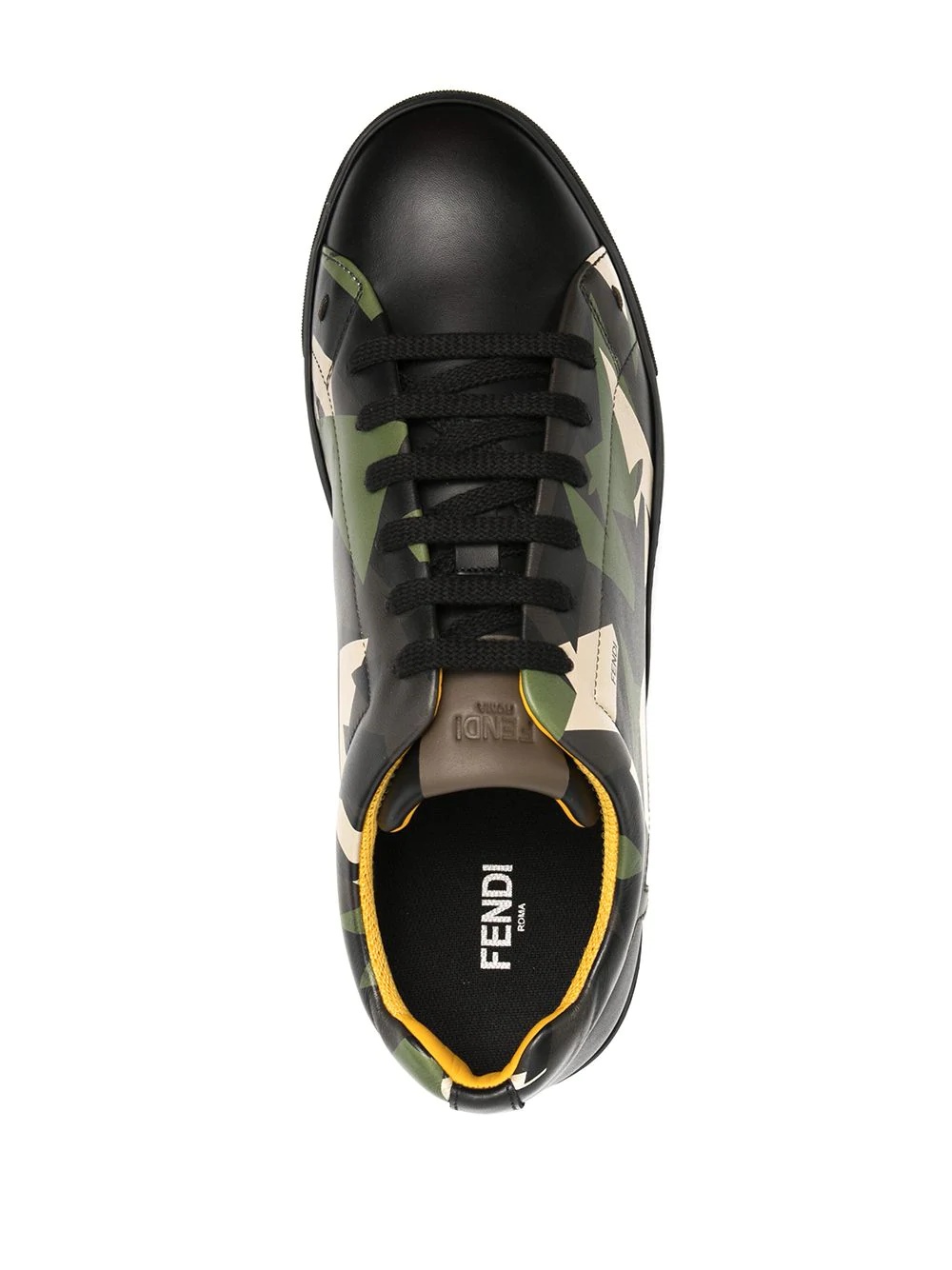 camouflage-print low-top sneakers - 4