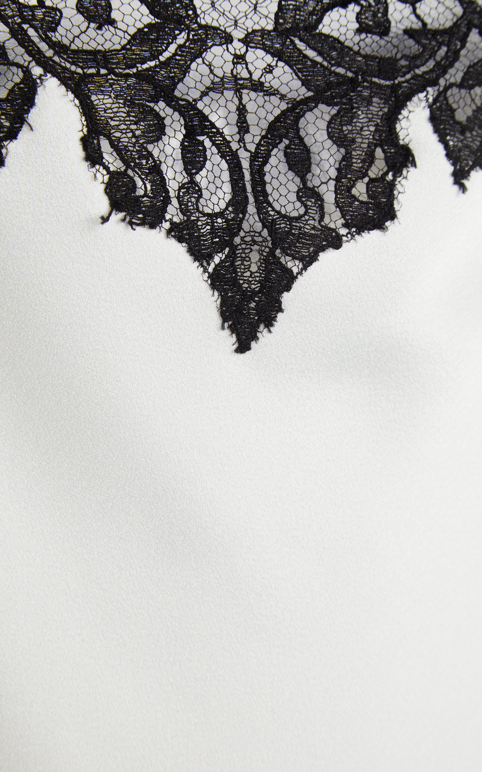 Satin Contrast Lace Top neutral - 5