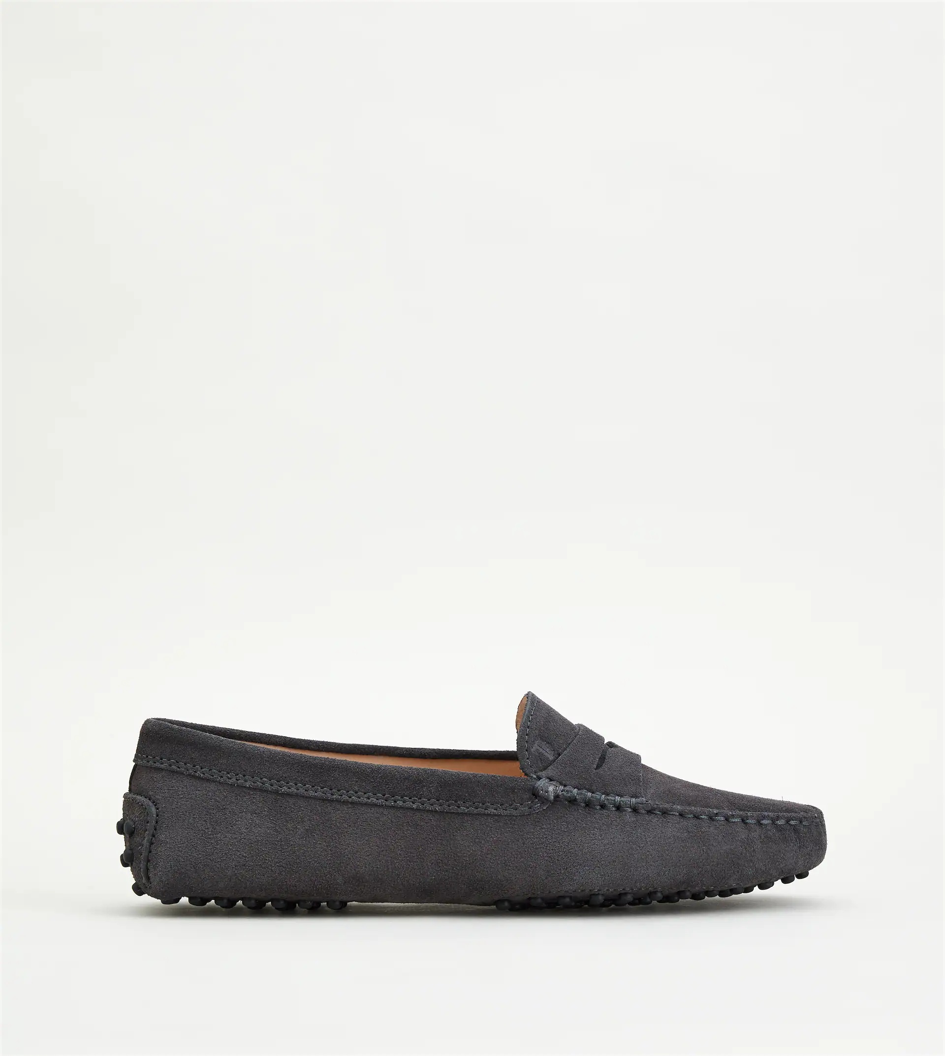 GOMMINO DRIVING SHOES IN SUEDE - GREY - 1