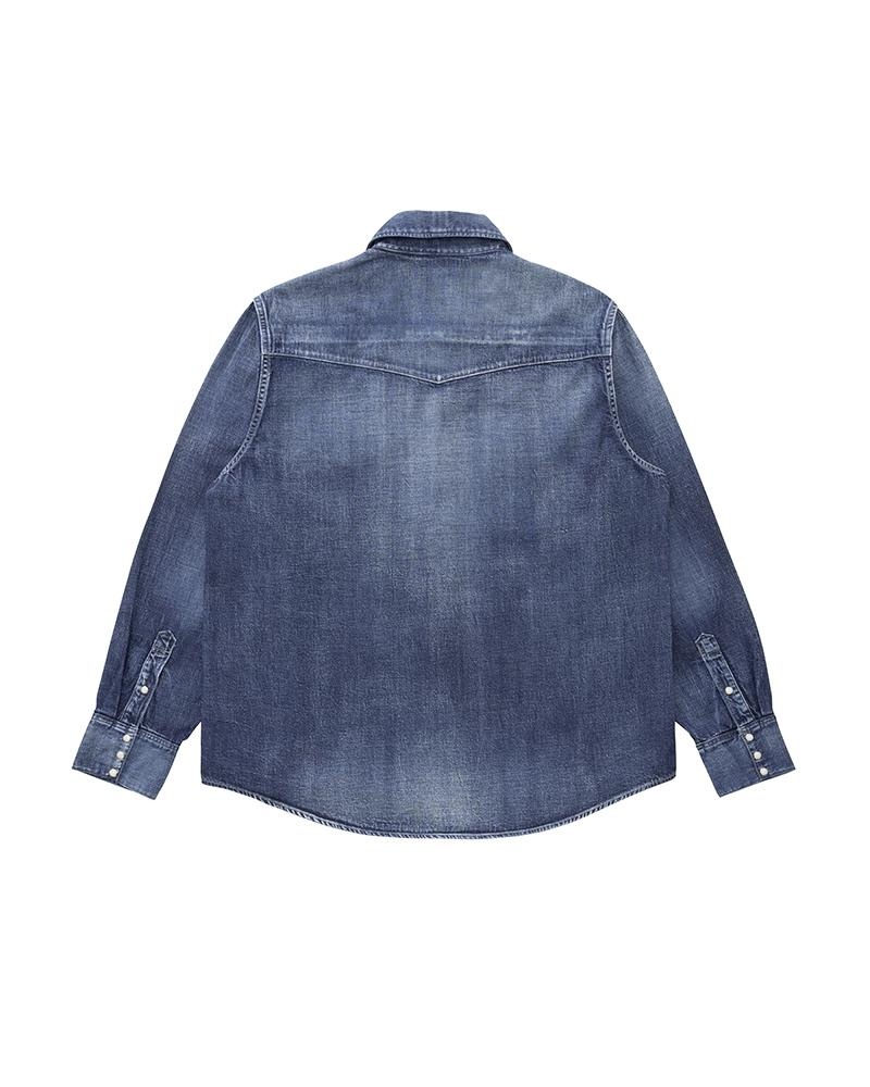 SOCIAL SCULPTURE SHIRT DMGD INDIGO - 2
