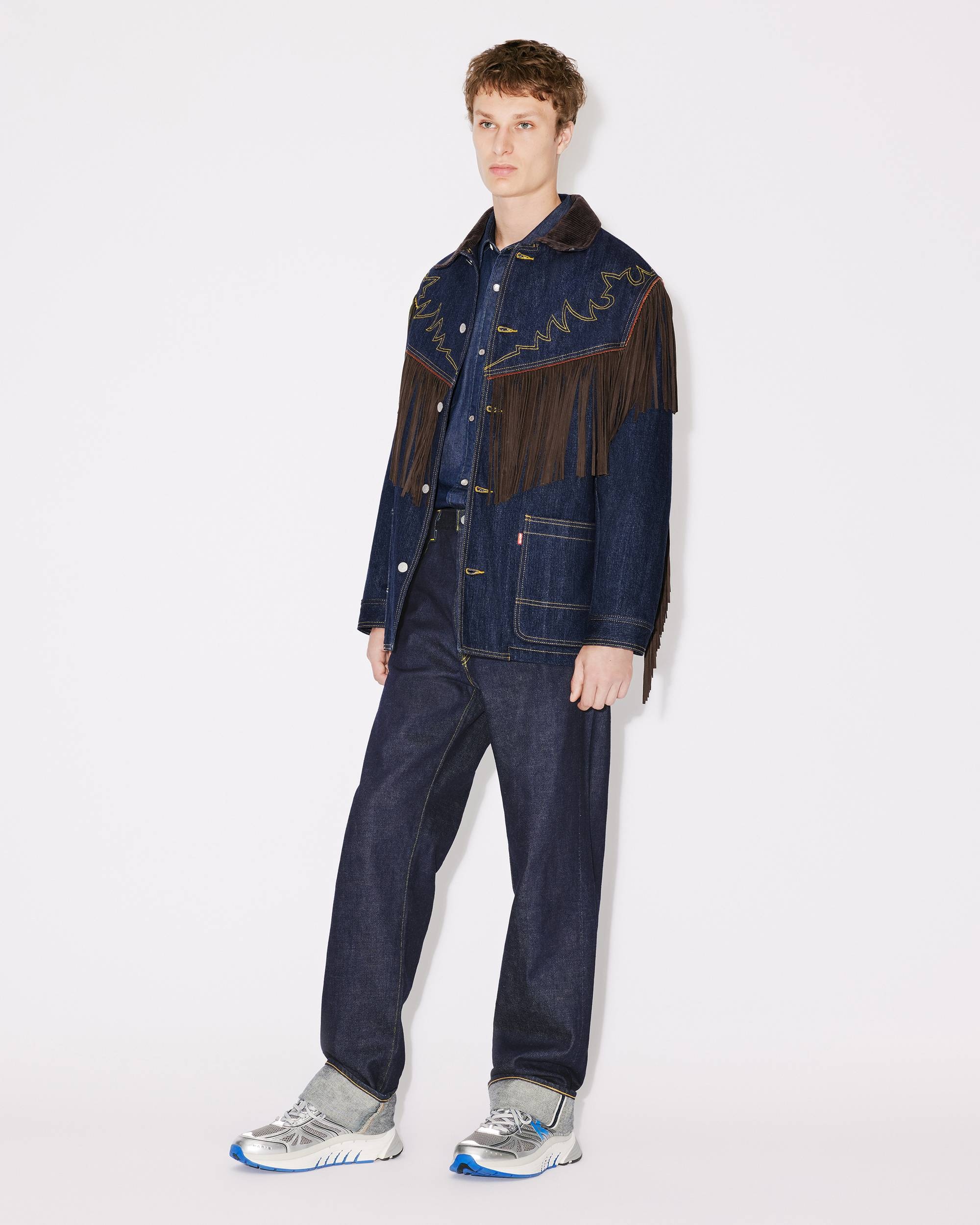 KENZO x LEVI'S® genderless  fringed denim jacket - 5