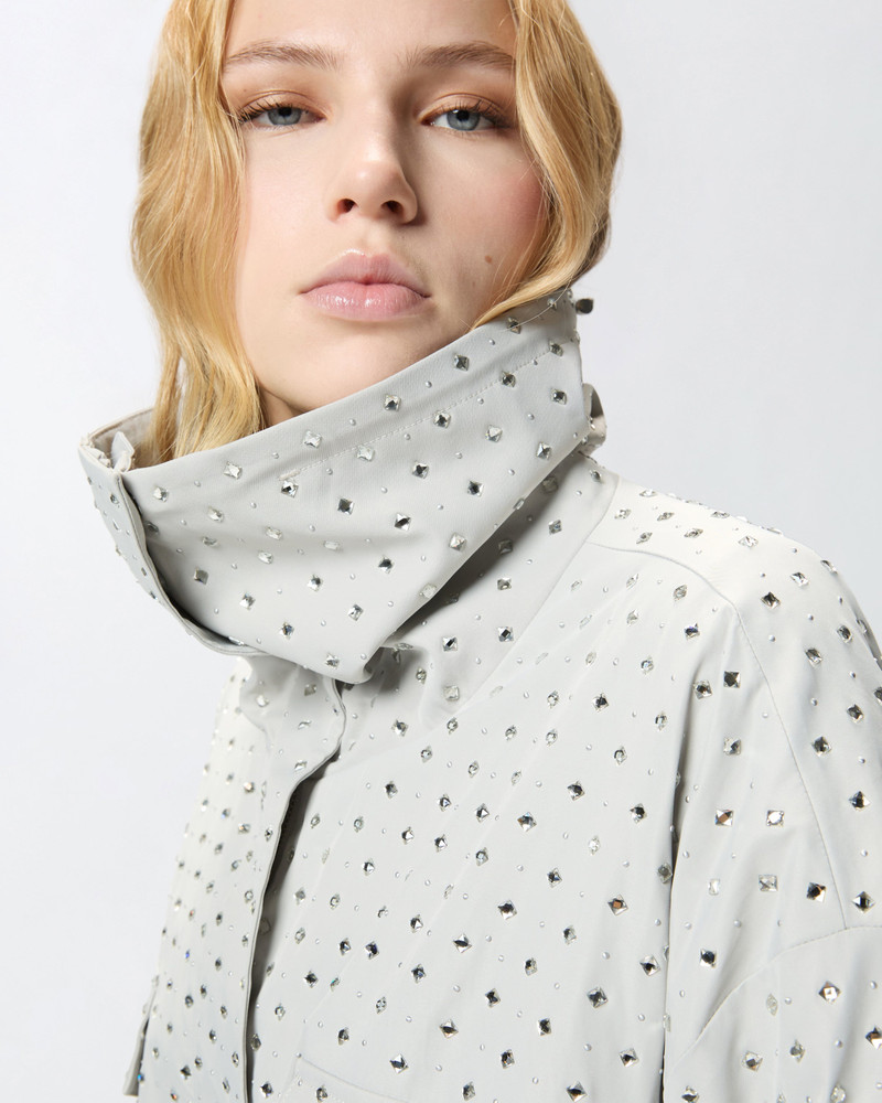PARKA WITH RHINESTONES AND STUDS 6