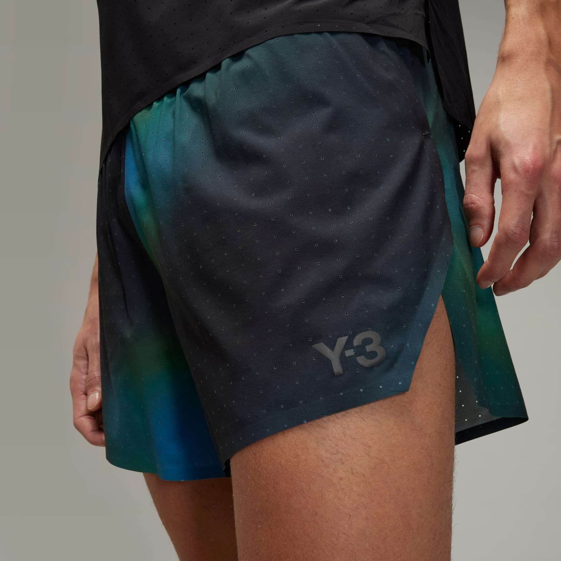 Y-3 Allover Print Running Shorts - 6