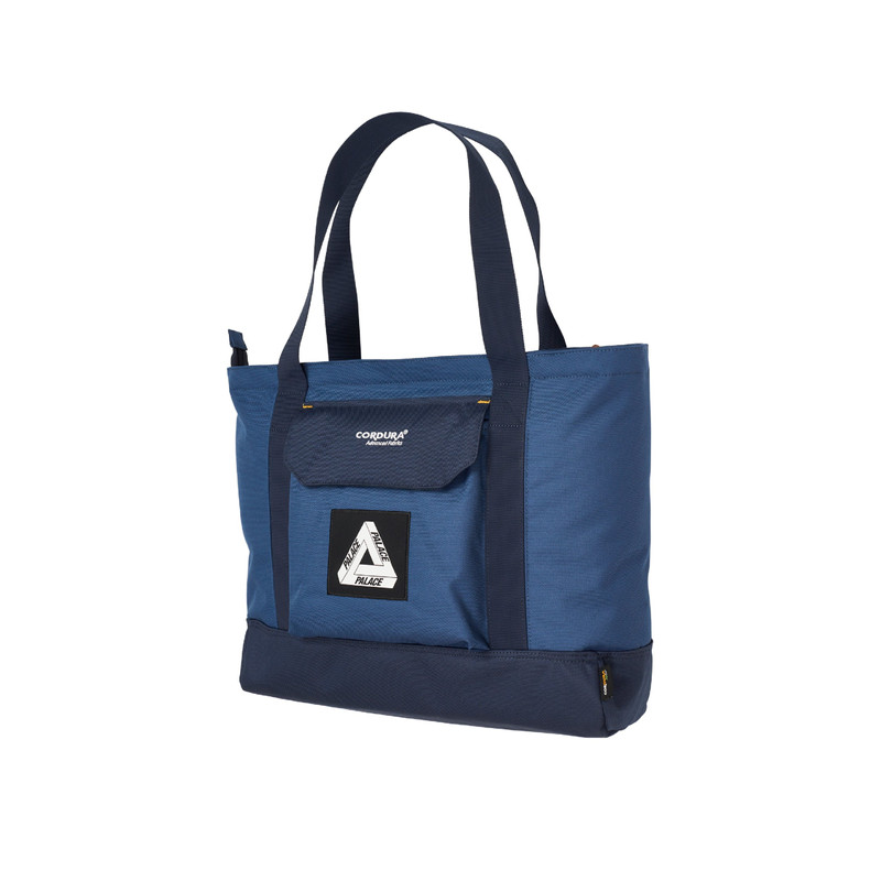 CORDURA DUCK CANVAS SHOULDER BAG BLUE / NAVY 3