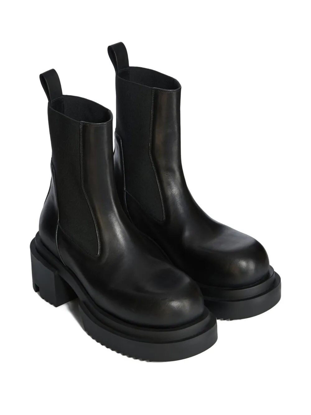 Rick Owens Women "Beatle Bogun" Leather Ankle Boots - 2
