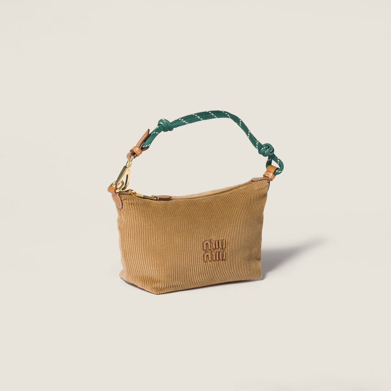 Miu Miu Corduroy pouch outlook