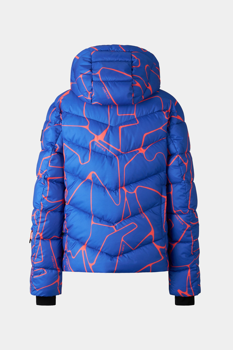 Seally Ski jacket in Blue/Coral 3