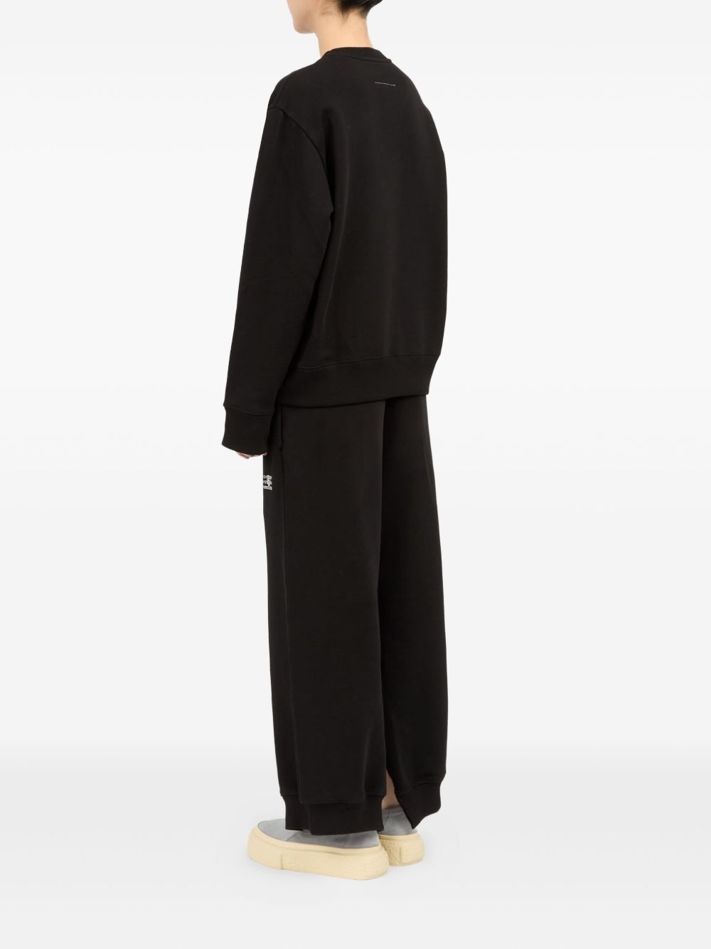 Numbers-appliqué sweatshirt - 5