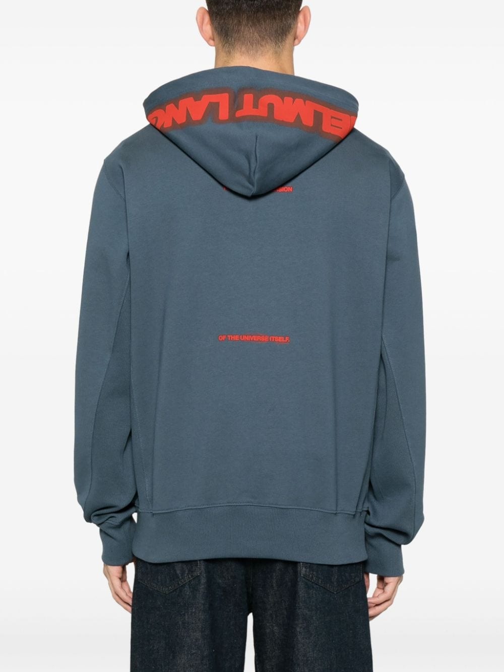 graphic-print cotton hoodie - 4