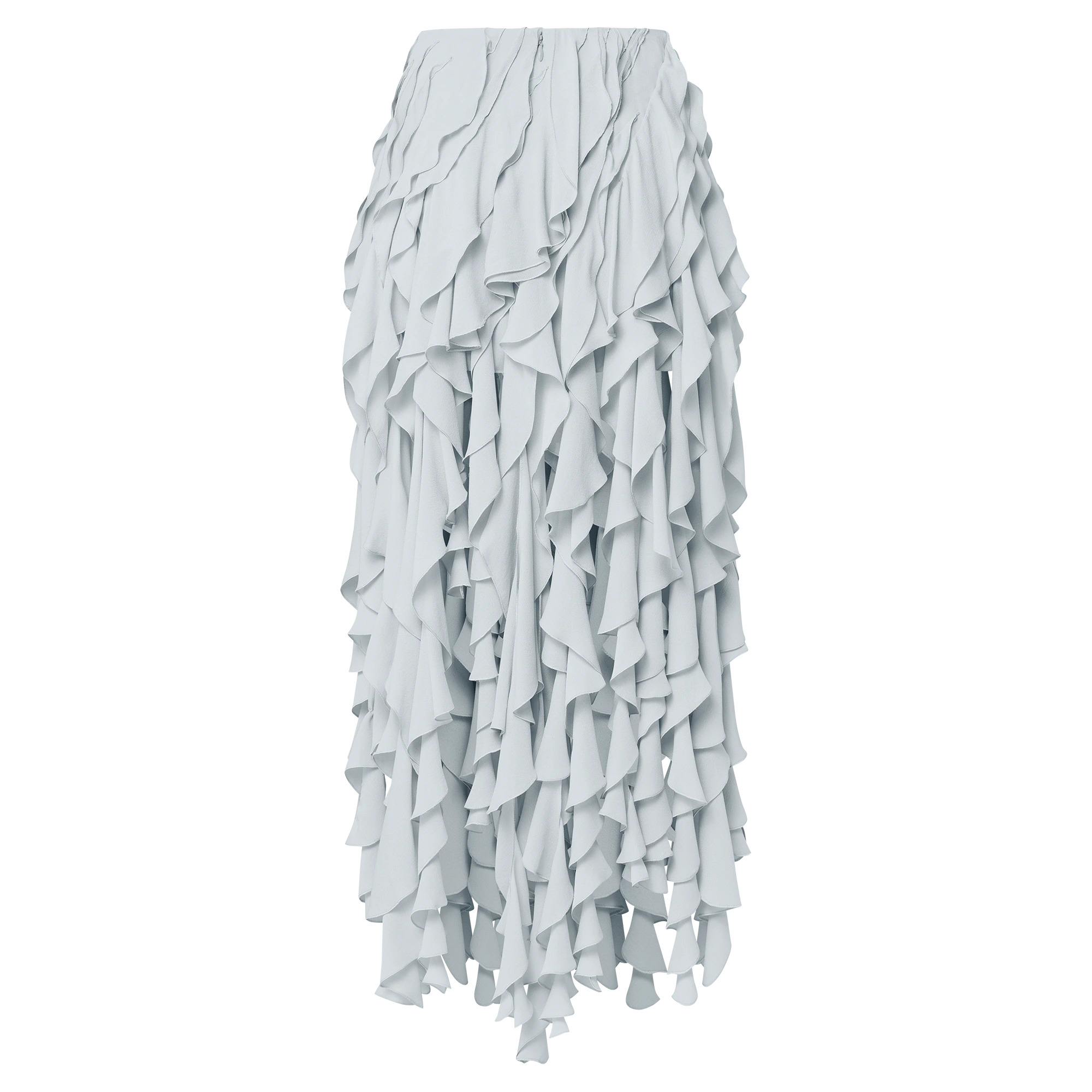 Carnation Print Ruffle Skirt - 3