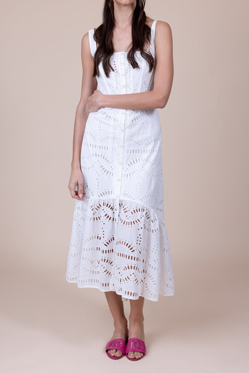 Nissy Dress - White Samoa - 4