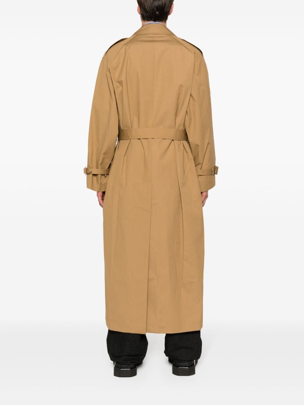 double-breasted trench coat - 5