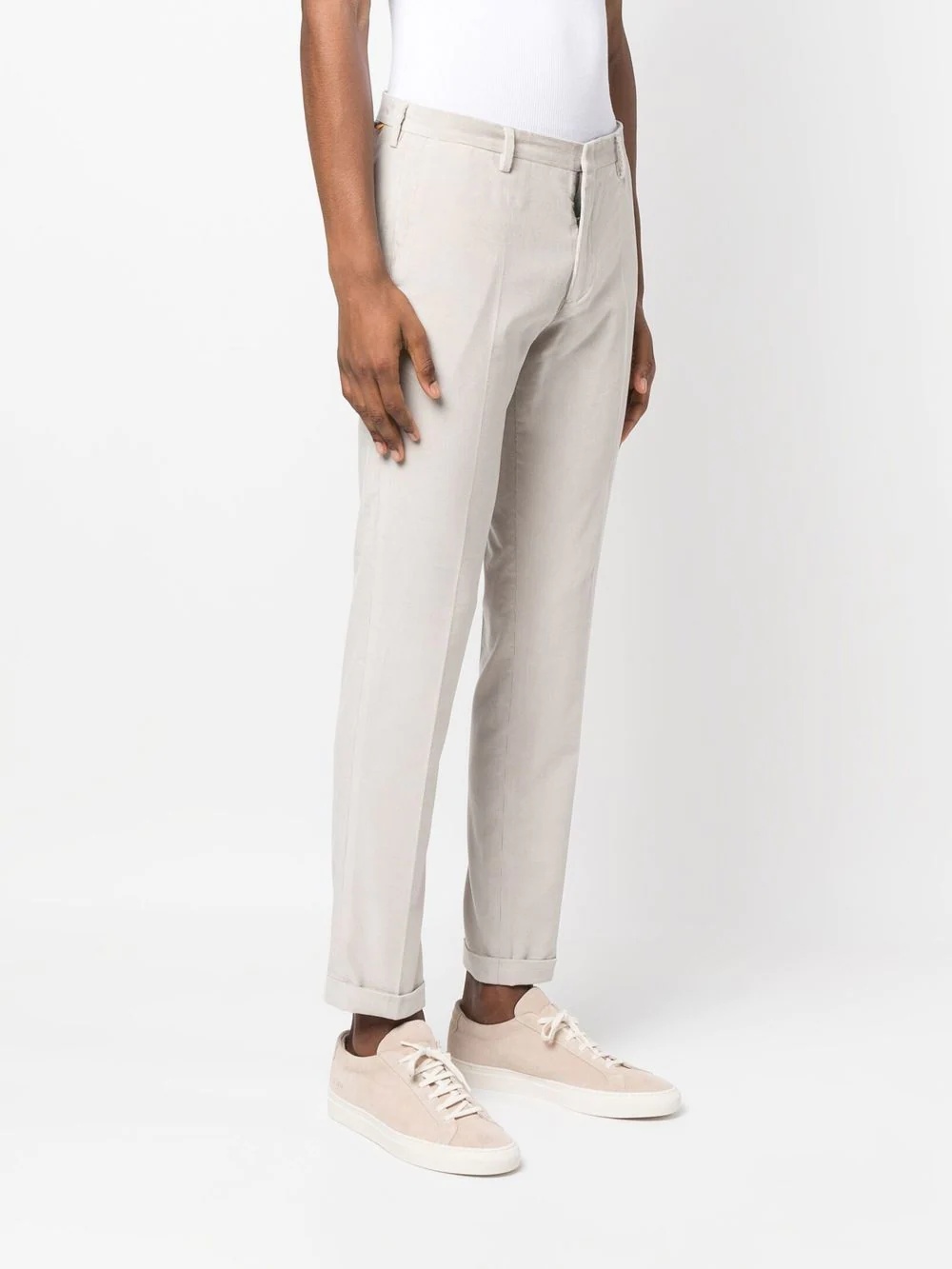 cotton chino trousers - 3