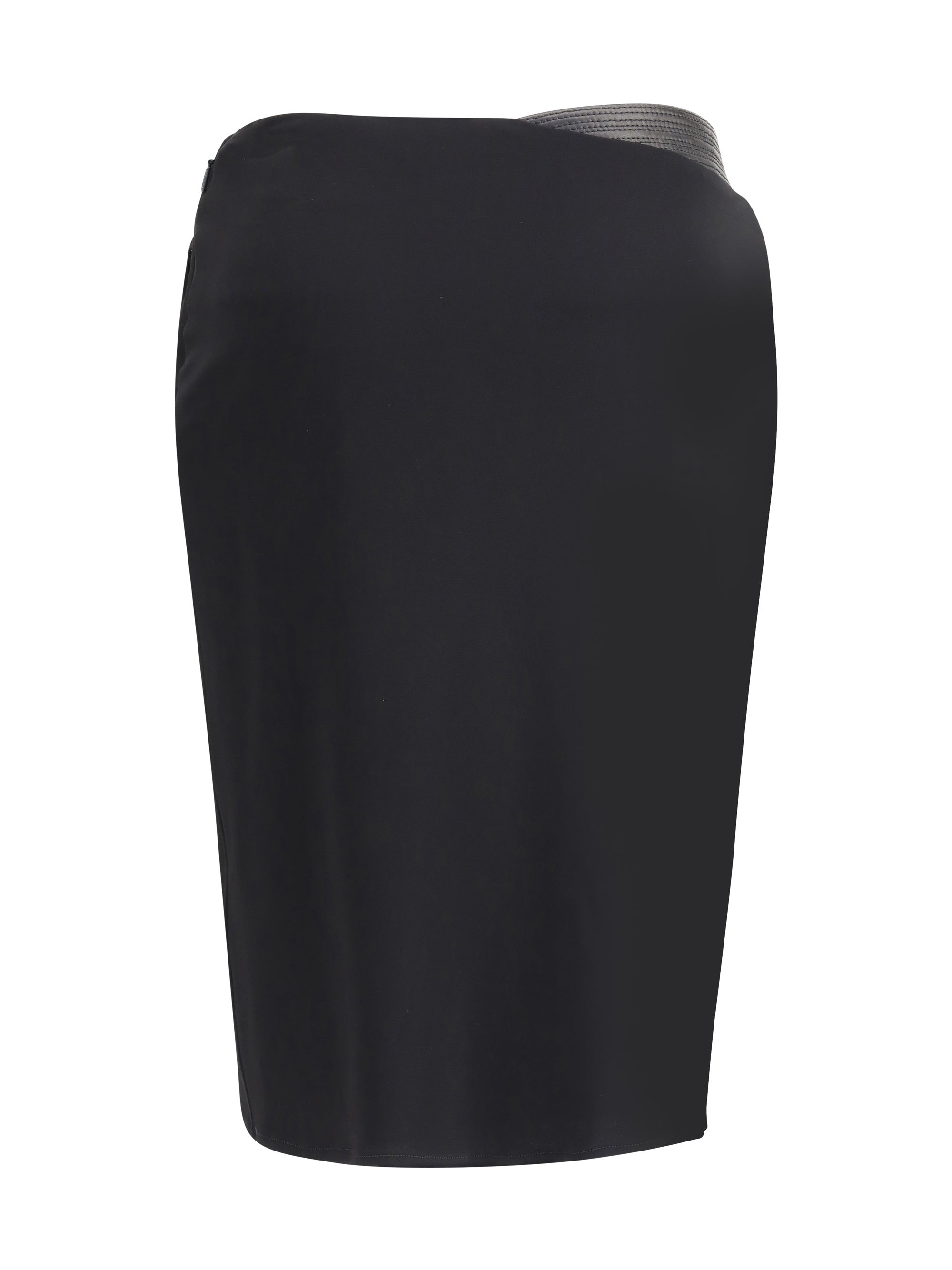 Versace Women Draped Jersey Skirt - 2