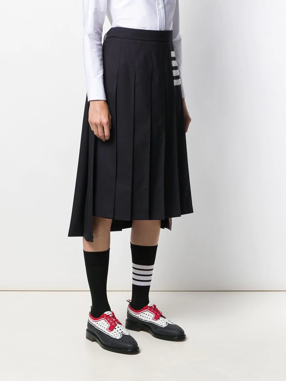 4-Bar pleated skirt - 3