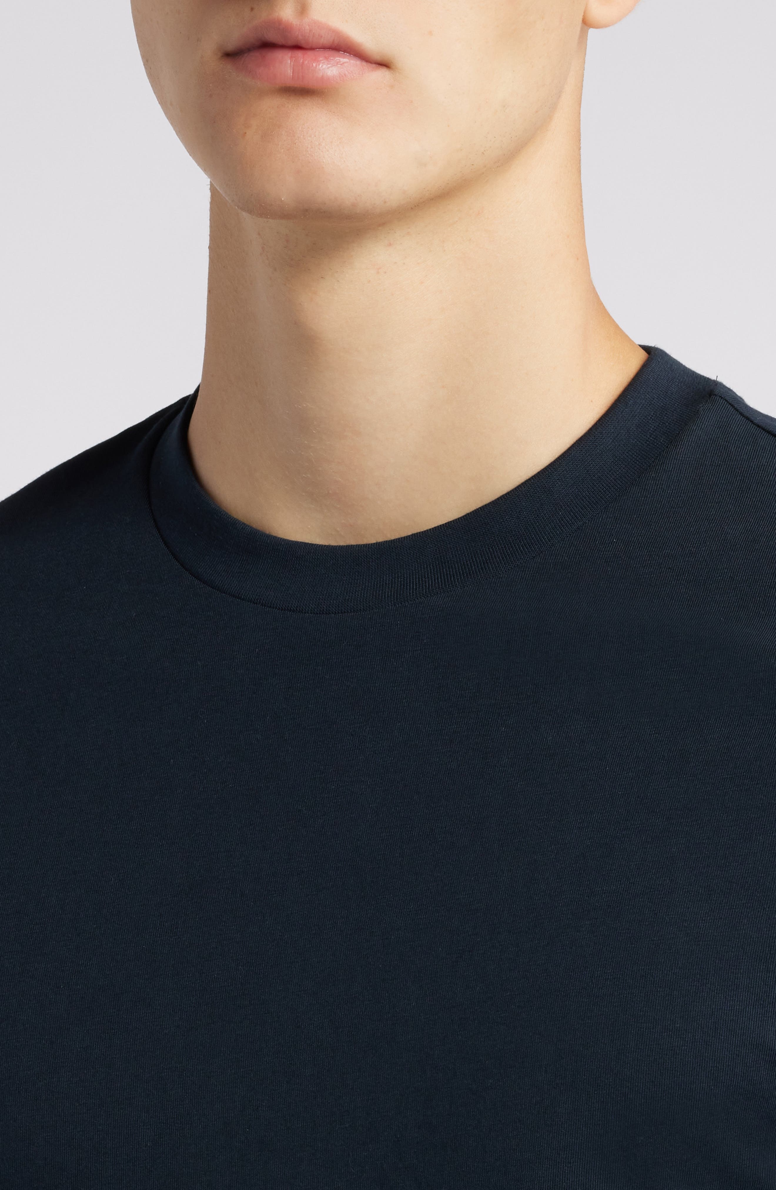 BOSS Thompson Cotton T-Shirt in Dark Blue at Nordstrom - 4