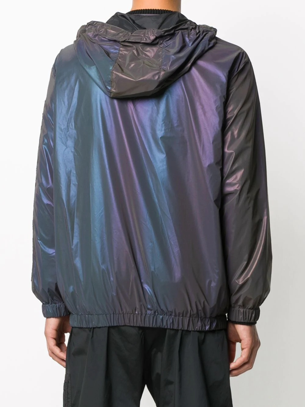 iridescent lightweight hooded jacket - 4