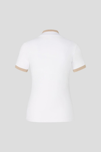 BOGNER Luma Functional polo shirt in White/beige outlook
