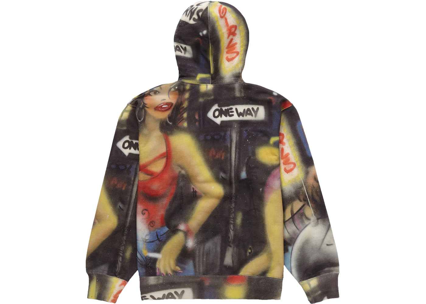 Supreme Lady Pink Hooded Sweatshirt Multicolor - 2