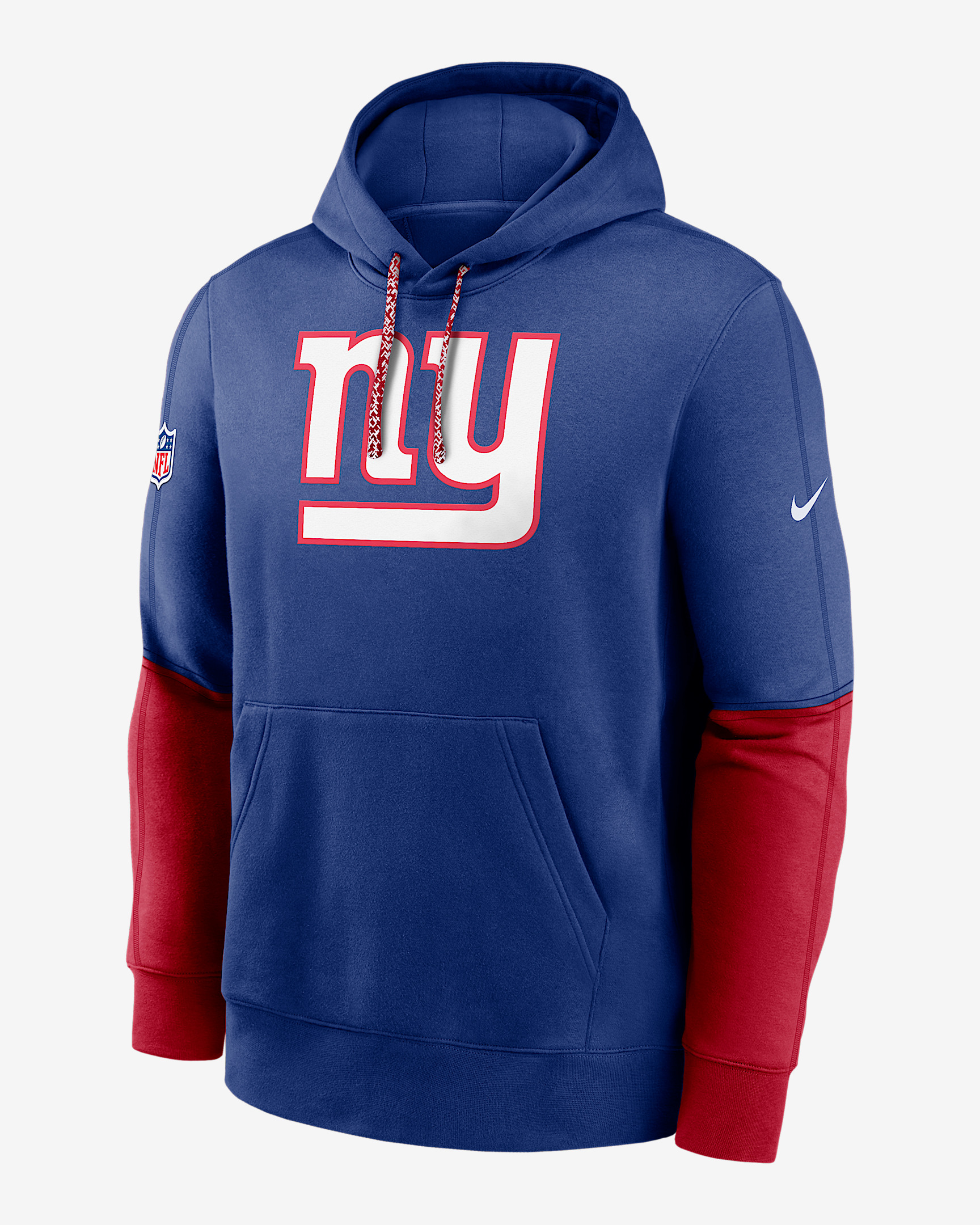 New York Giants Sideline Team Issue Club Men's Nike NFL Pullover Hoodie - 1
