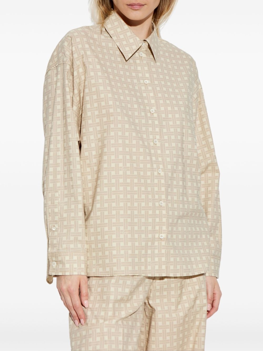 cotton-blend shirt - 3
