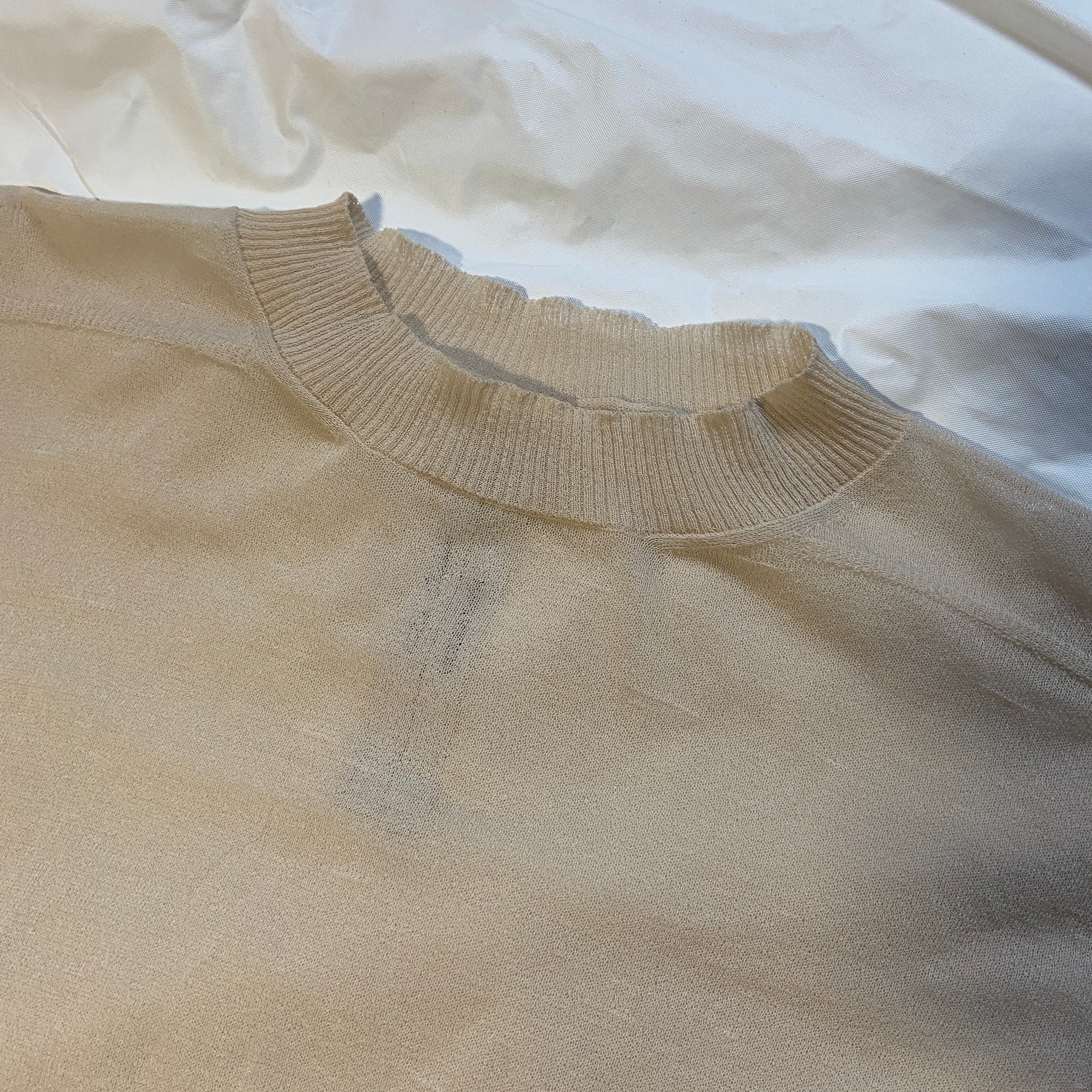 Rick owens ss14 sheer cotton top M - 4