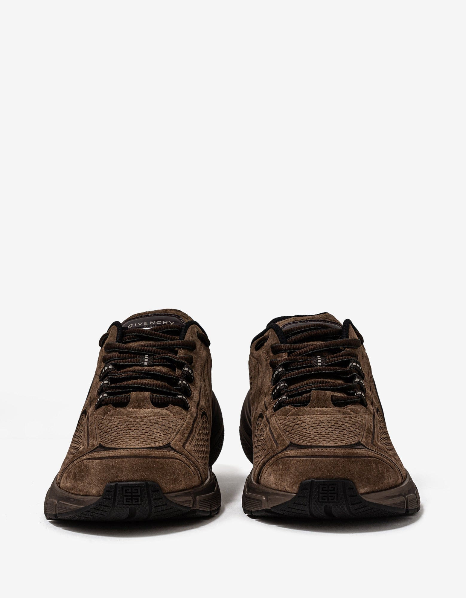 Givenchy Brown TK-MX Runner Suede Trainers - 4