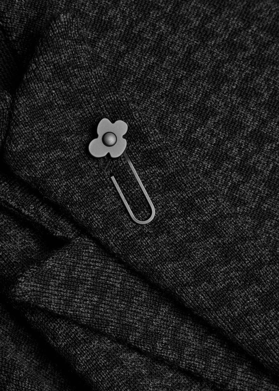 Lardini Houndstooth Wool Cardigan - 5