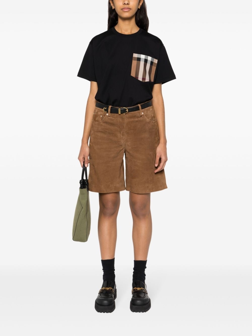 Carrick Burberry-check T-shirt - 2