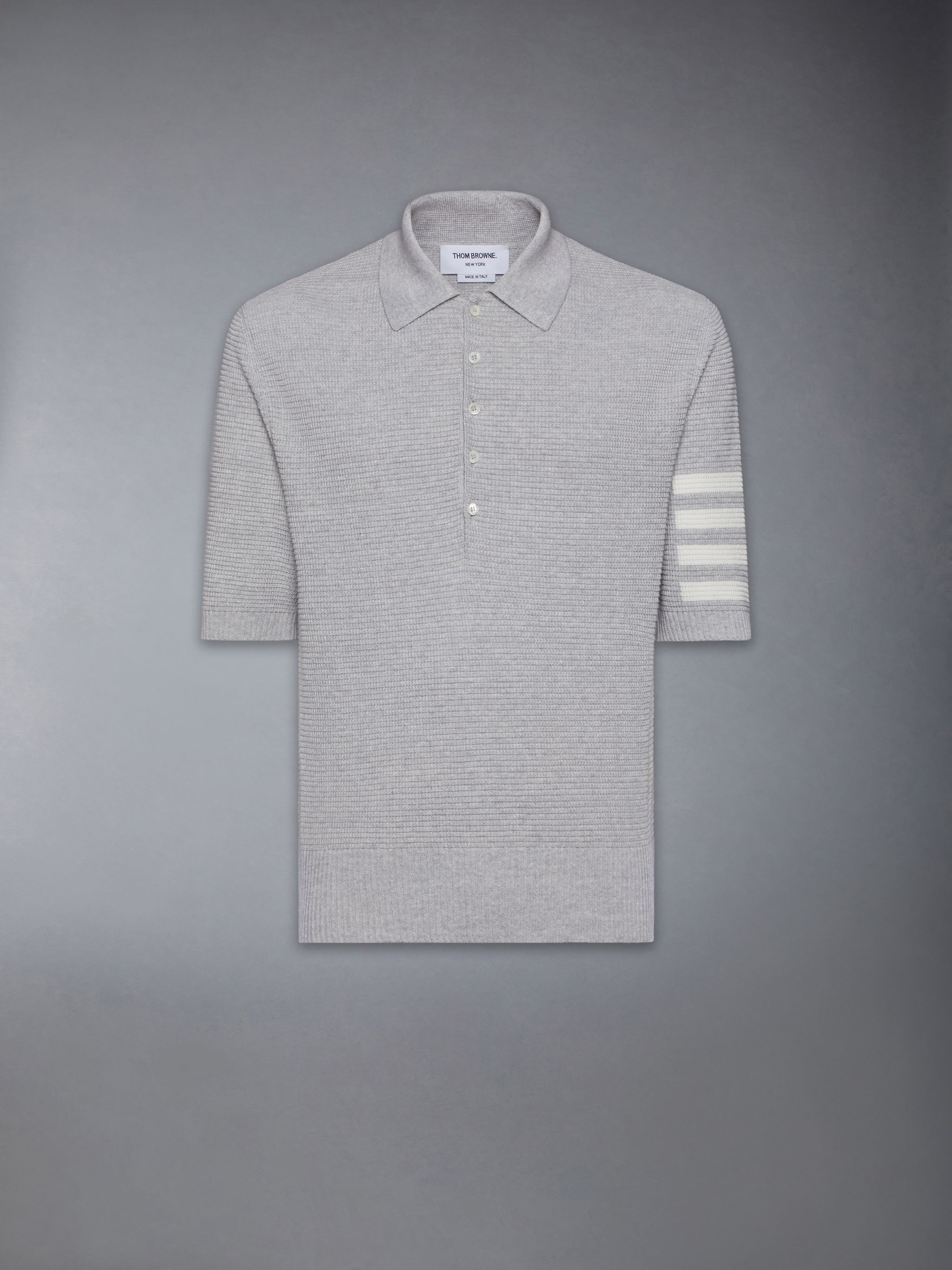 Linen Cotton 4-Bar Relaxed Fit Polo - 6