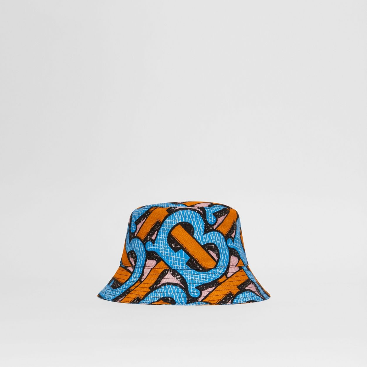 Monogram Print Cotton Canvas Bucket Hat - 8