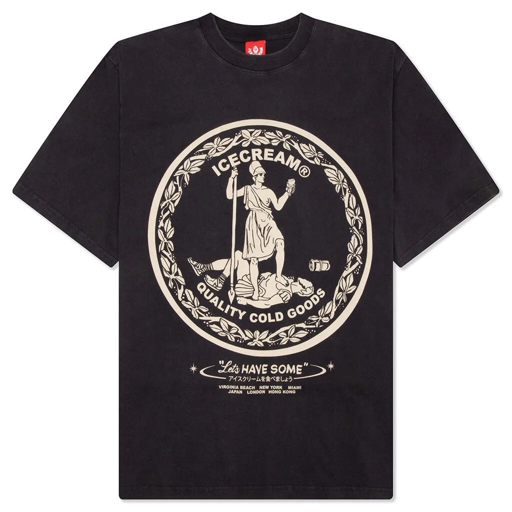 SEAL (OVERSIZE) S/S KNIT - CHARCOAL ART - 1