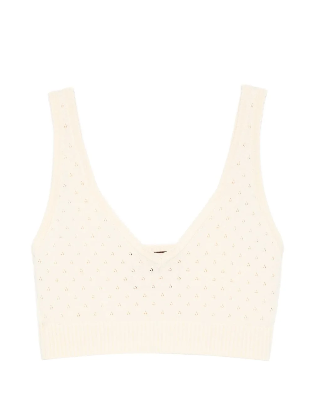 V-neck sleeveless top - 1