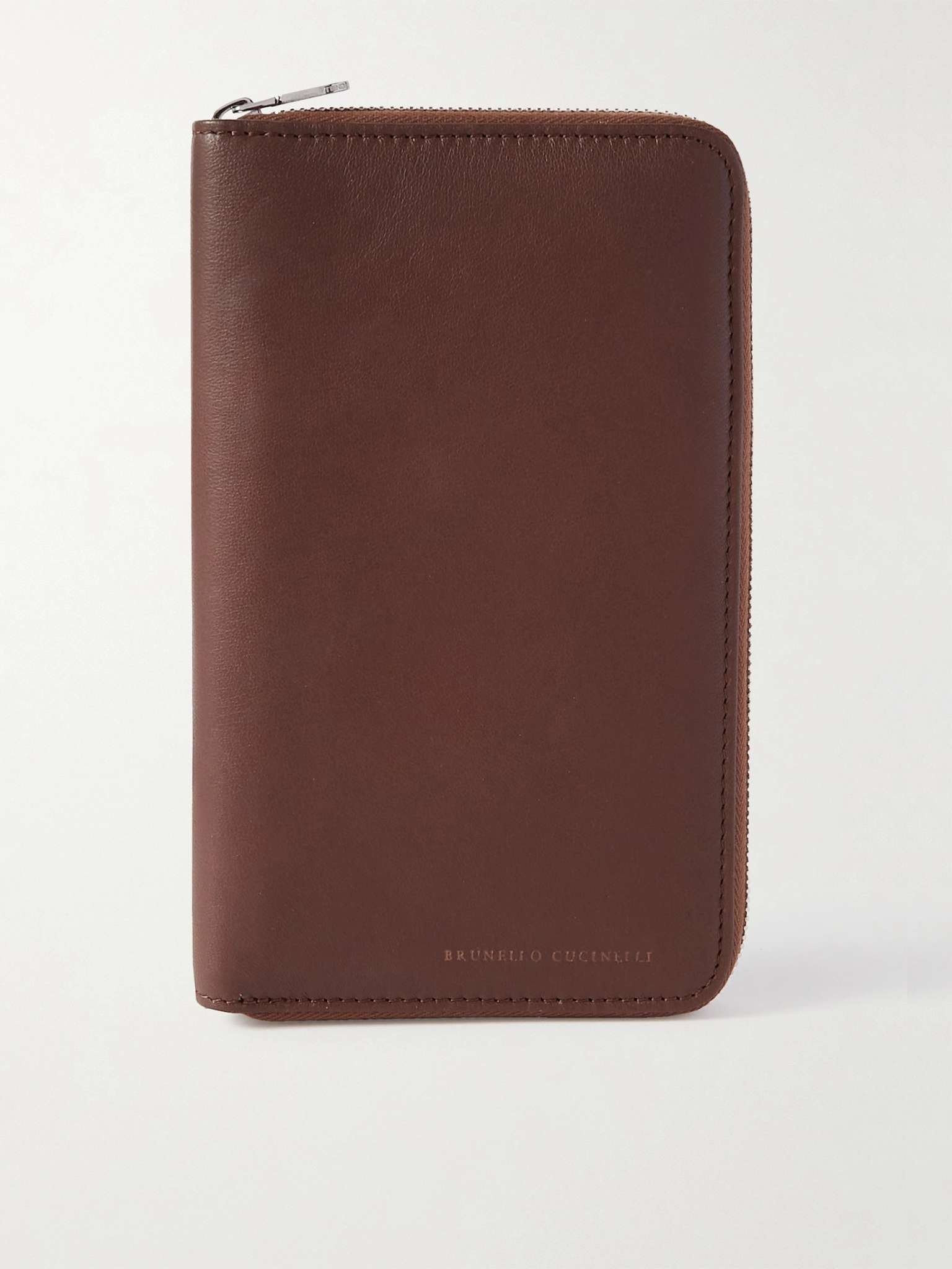 Leather Zip-Around Wallet - 1