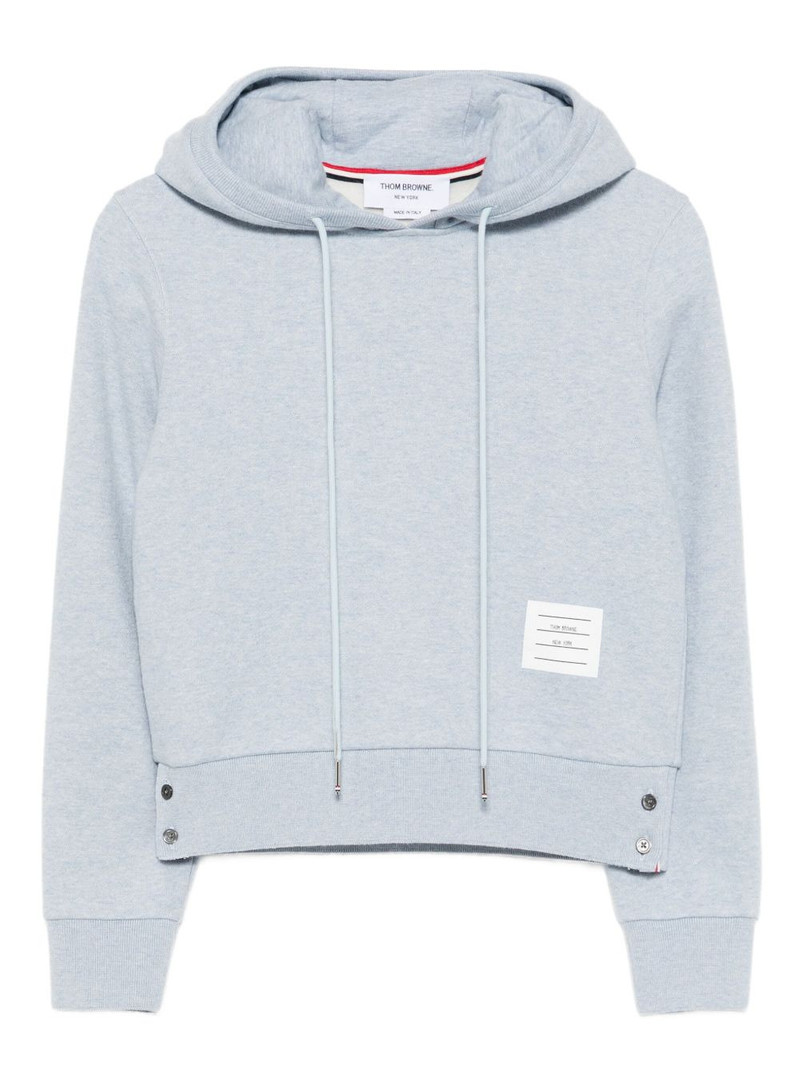 logo-patched hoodie 1